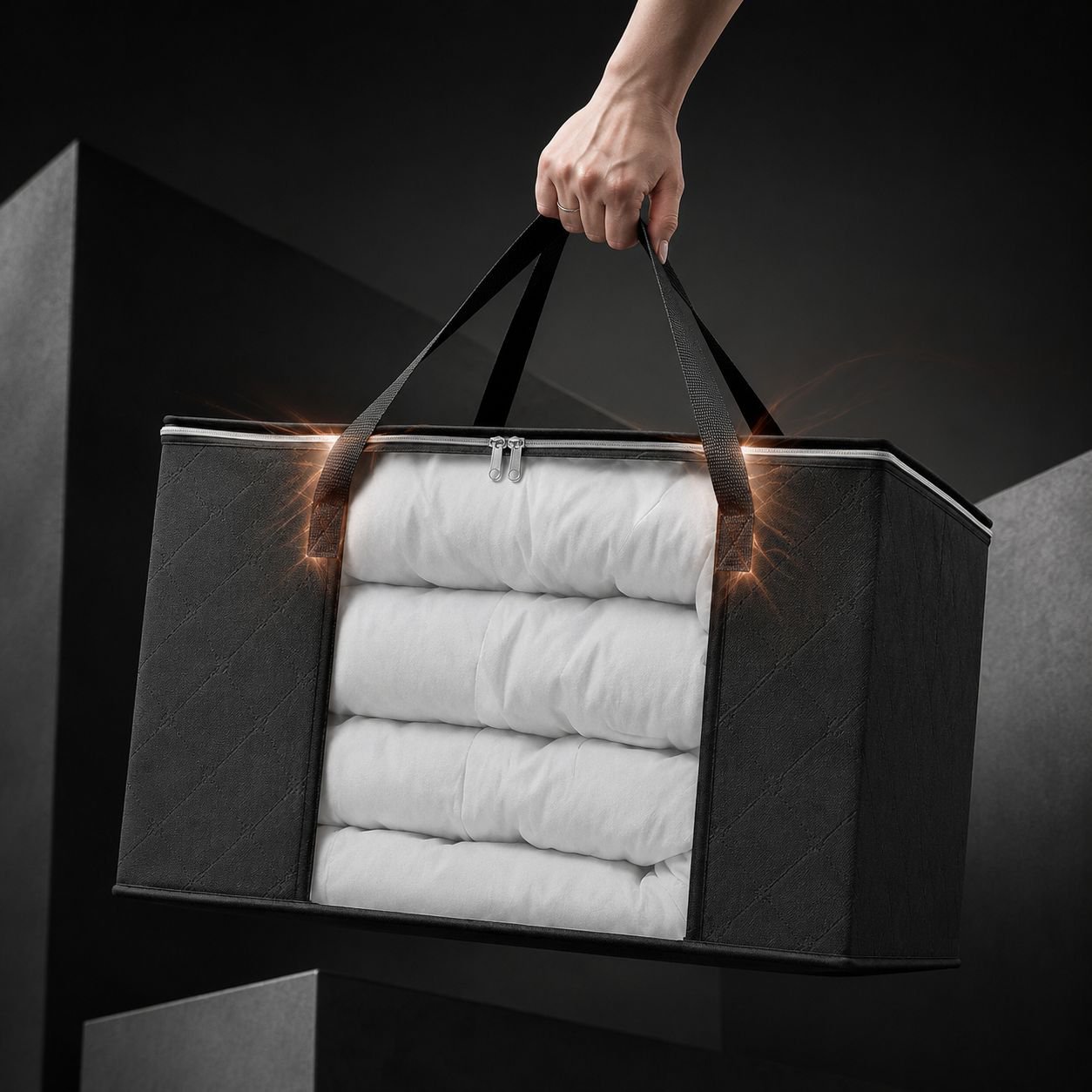 Large capacity bag for seasonal clothing