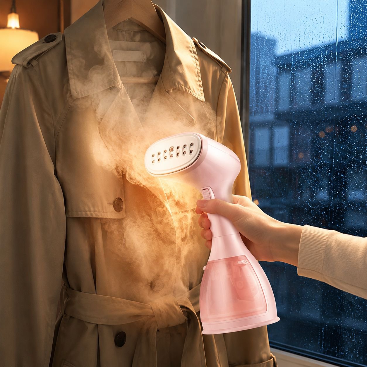 Safe and efficient handheld steamer