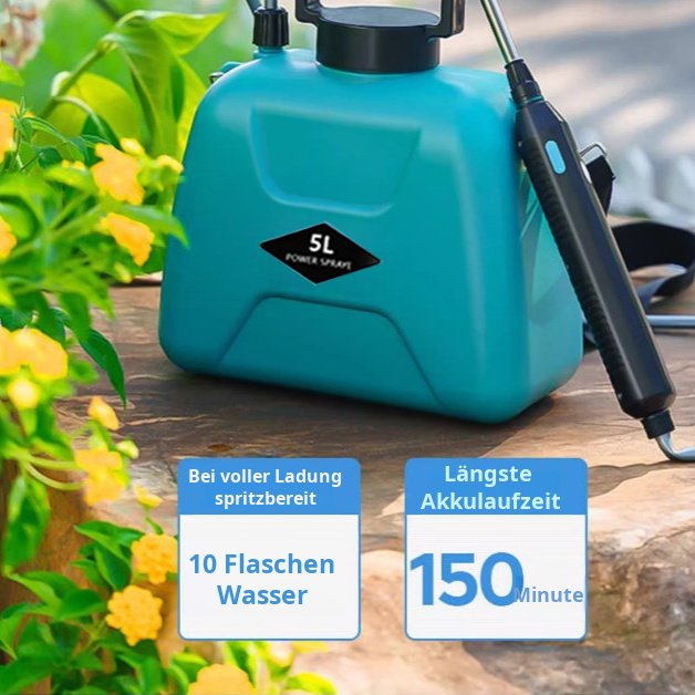Elektrische Gießkanne mit großem Fassungsvermögen