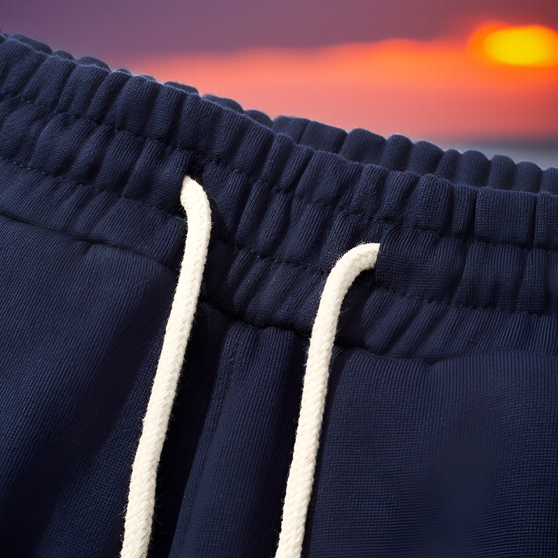 ベーシック無地裏起毛パンツの生地アップ