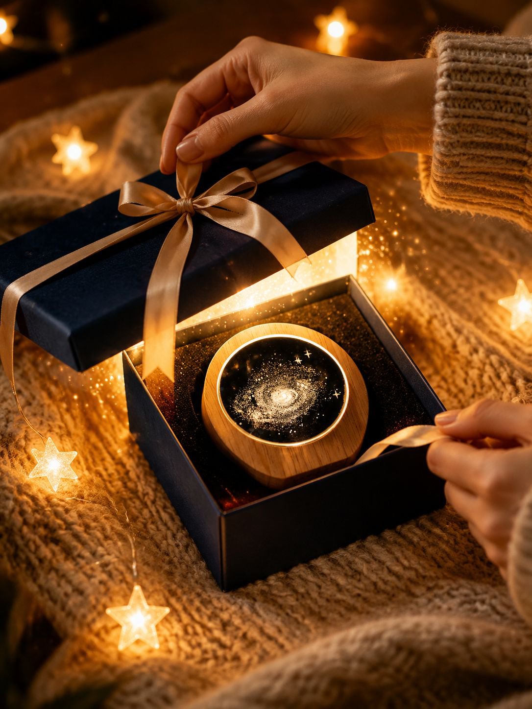 3D Illuminating Crystal Ornament for Home or Office Desk