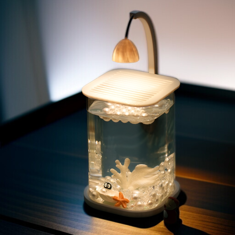 小型スーパーホワイト魚水槽の美しい外観