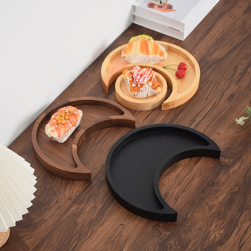 ラマダン木製ムーントレイ