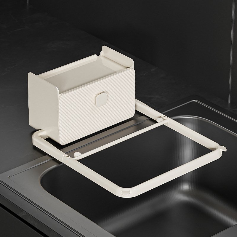 折りたたみ式キッチンシンク排水口ストレーナーラック