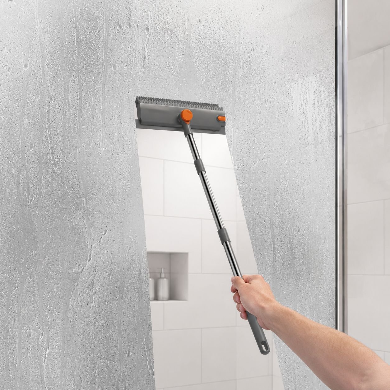 Durable stiff bristles for tough stains