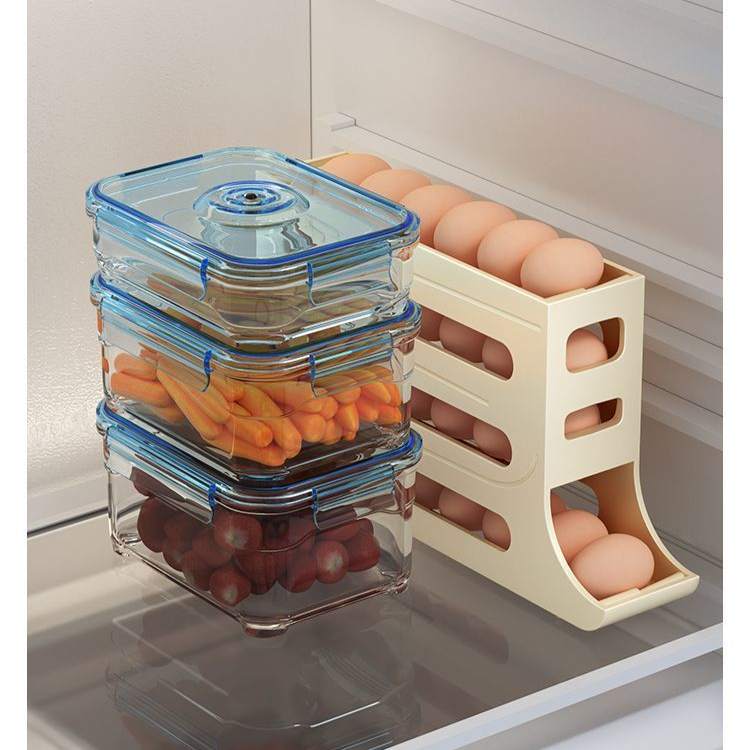 Rolling Refrigerator Egg Organiser