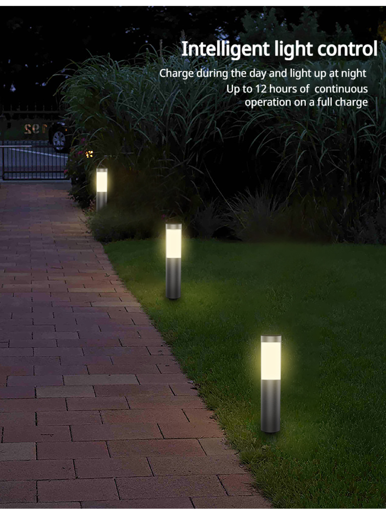 Solar Cylinder Path Light