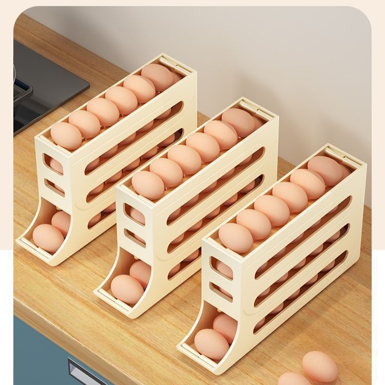 Rolling Refrigerator Egg Organiser