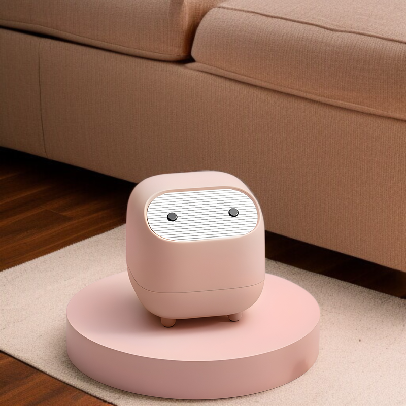 蓋付きゴミ箱のプッシュ式開閉イメージ