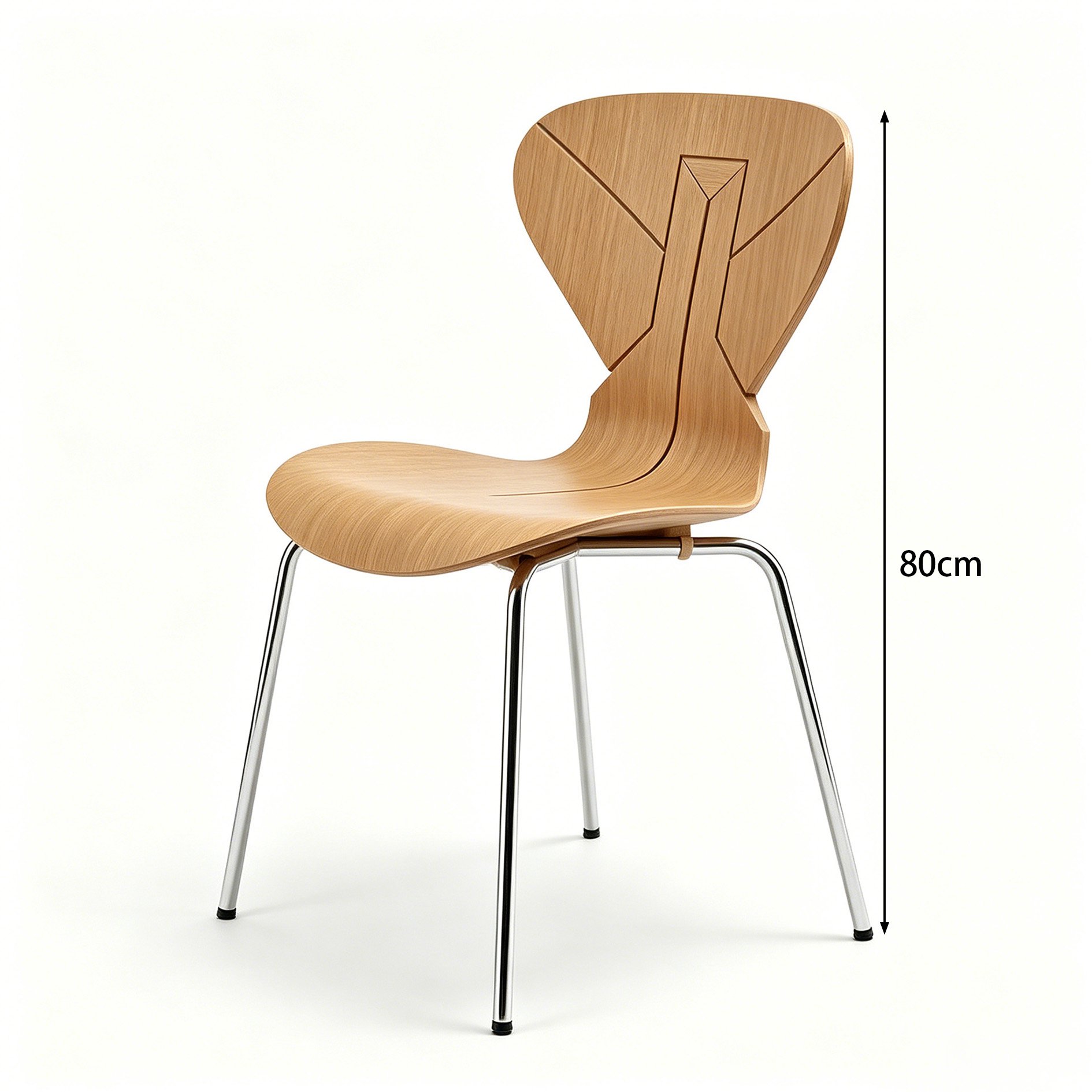Moderner Einzelstuhl mit elegantem Design