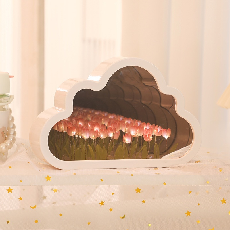 튤립 모양 핸드메이드 앰비언트 라이트