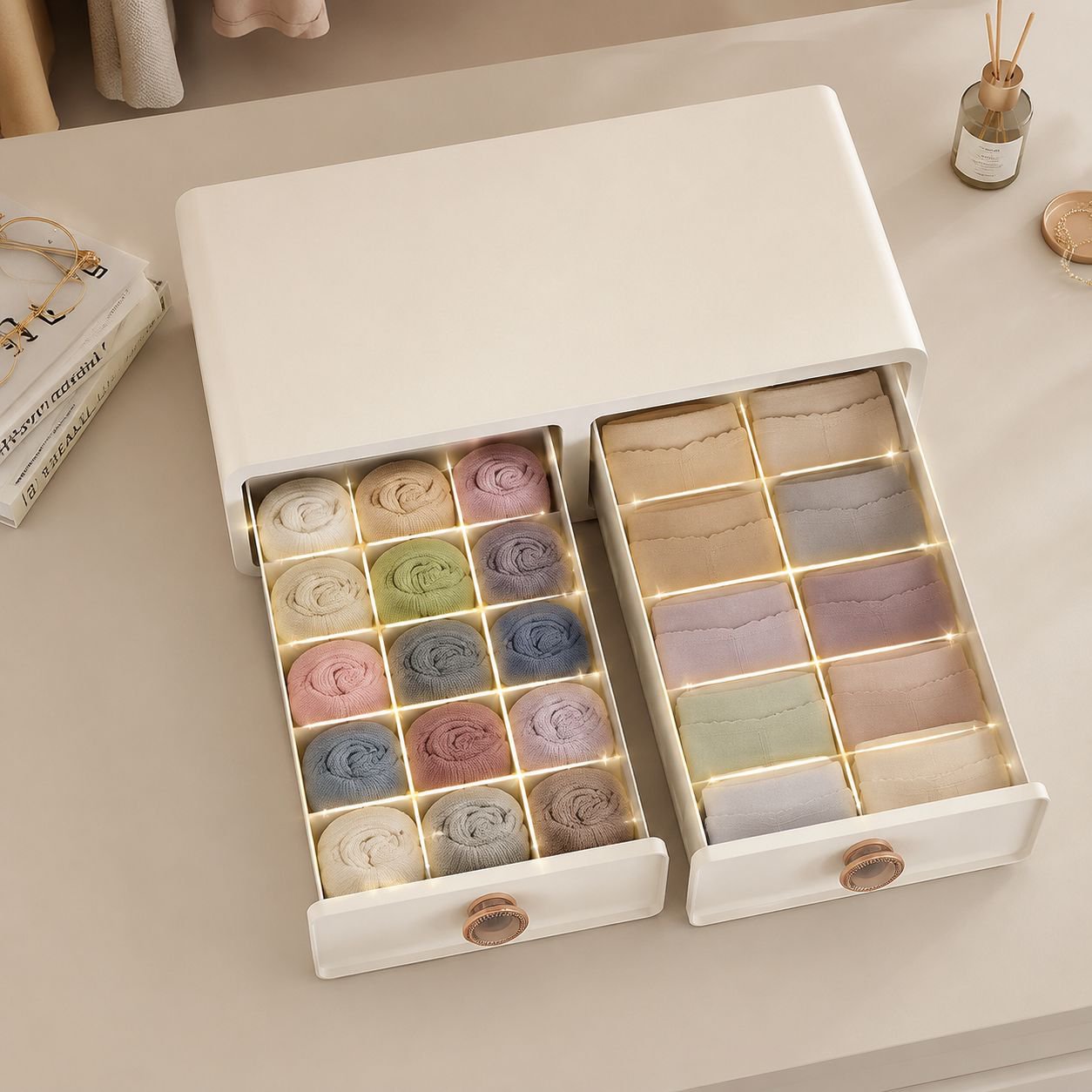 Aroma Socks and Underwear Storage Box