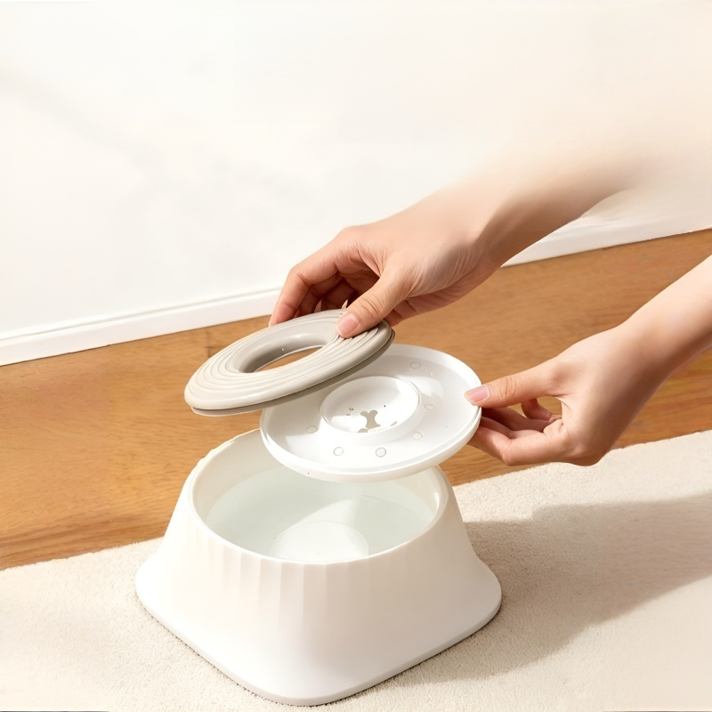 물튀김 방지, 젖은 입 방지, 부유식 반려동물 밥그릇