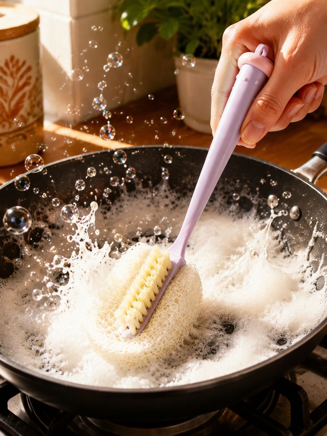 JMY-3-in-1 Long Handle Water Cup Cleaning Brush