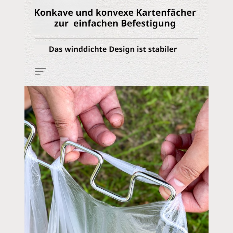 Faltbarer Outdoor-Müllsackständer