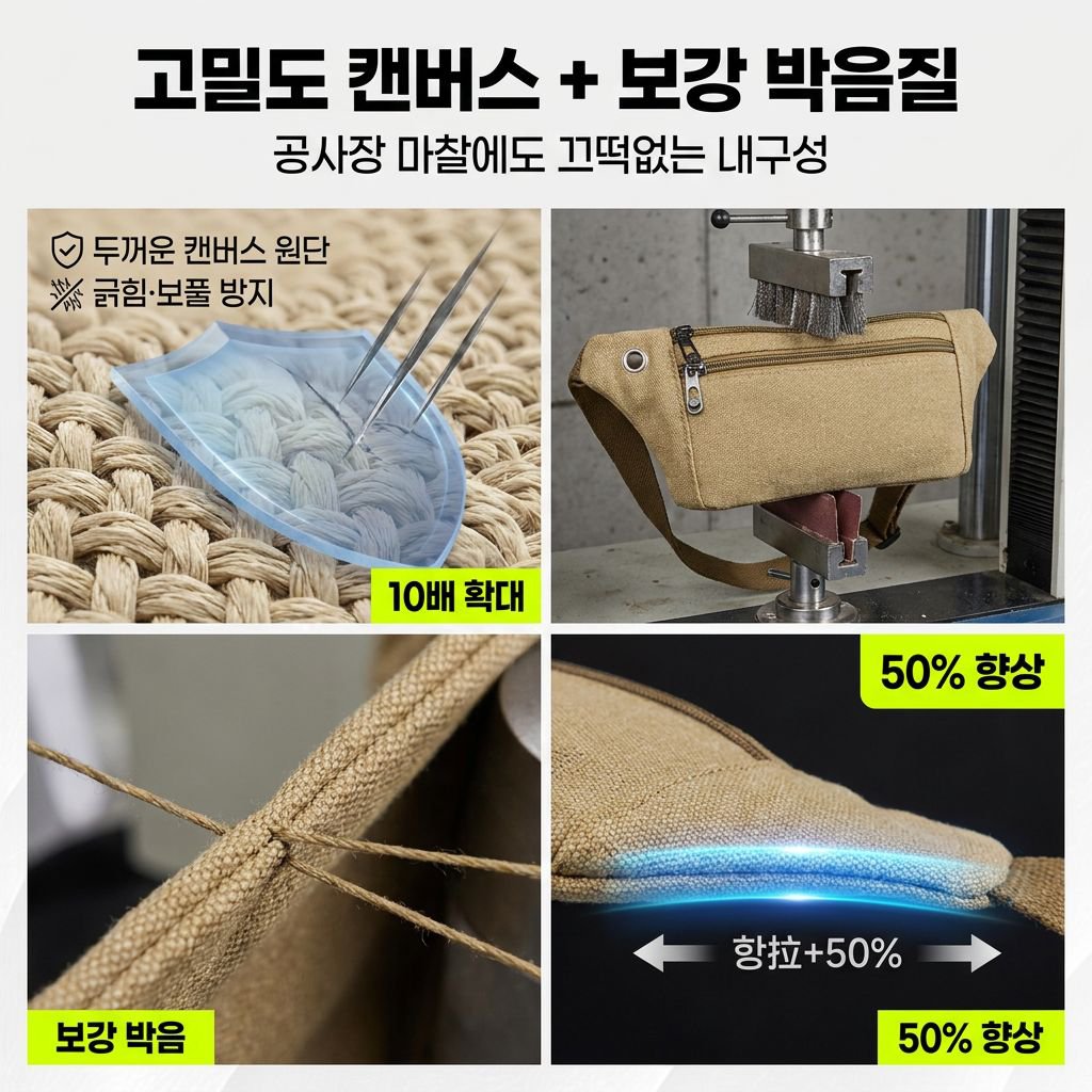 아웃도어 스포츠 남성 캔버스 허리 가방, 러닝, 등산, 공사장, 노점용