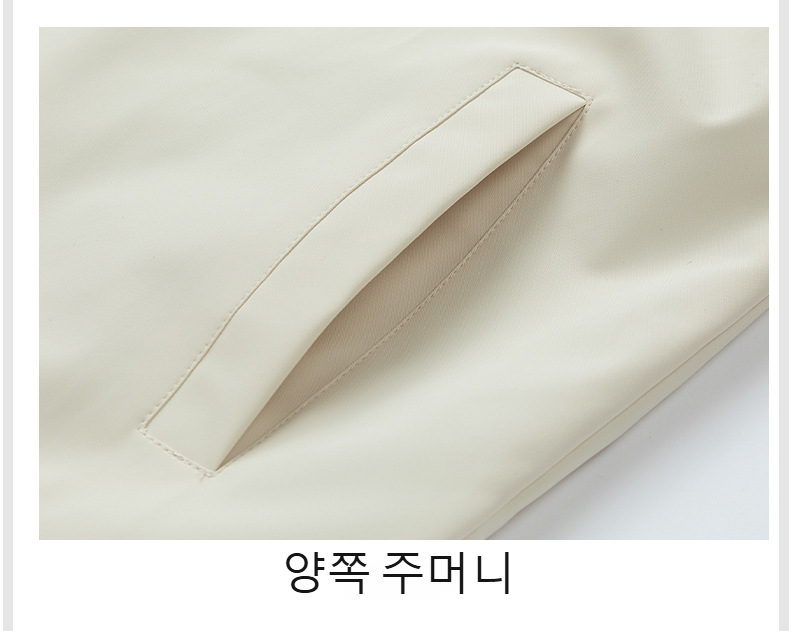 후드 부착 및 분리 모습이 보여지는 재킷 사진