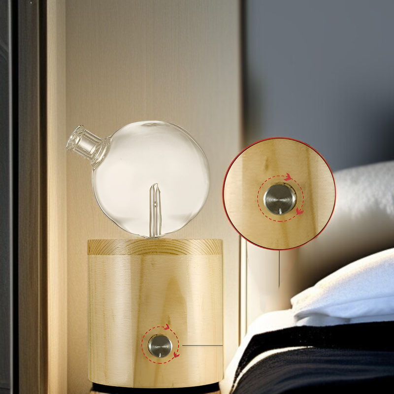 カラフルなLEDライト付きアロマディフューザー