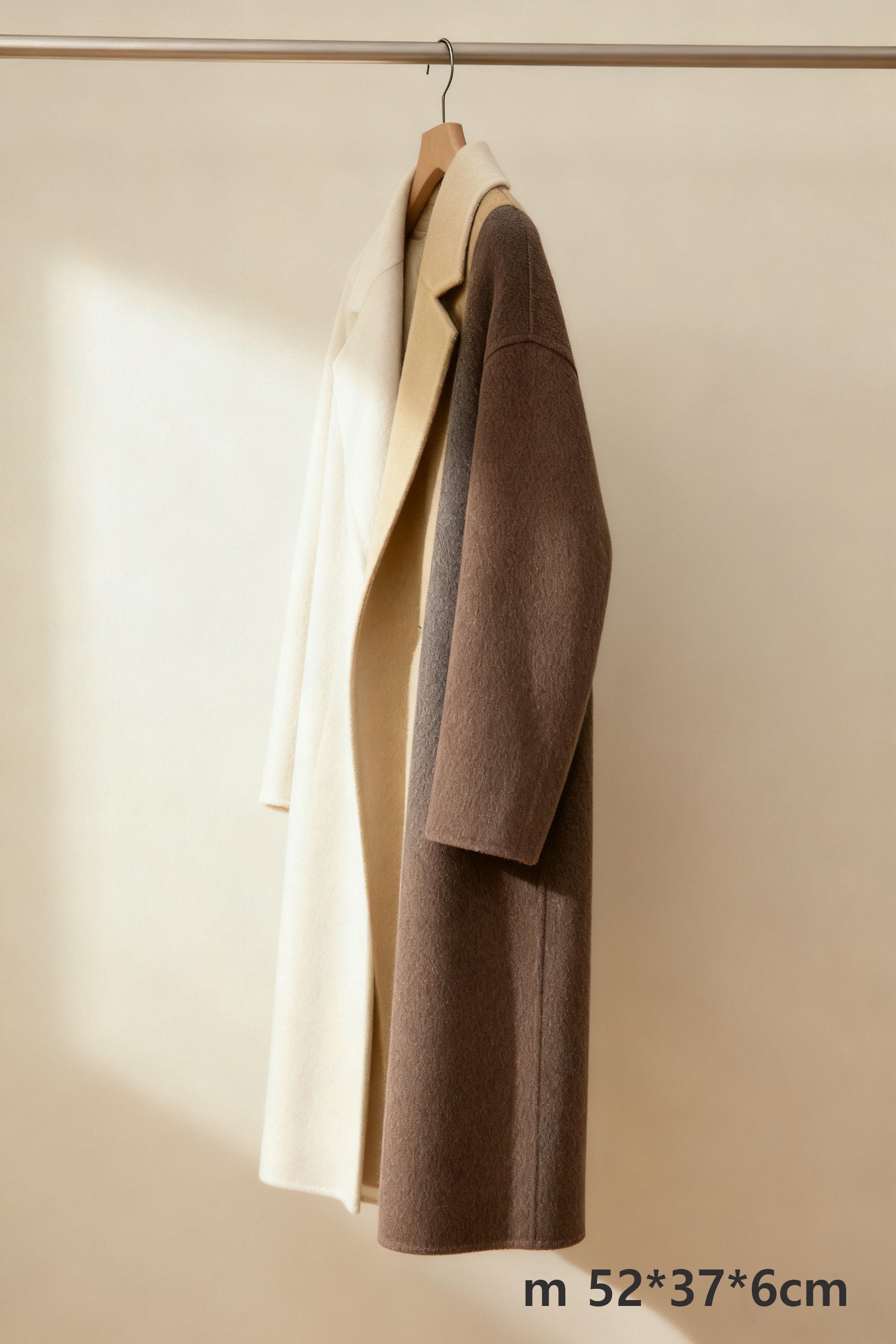 고급 캐시미어 소재 강조 이미지