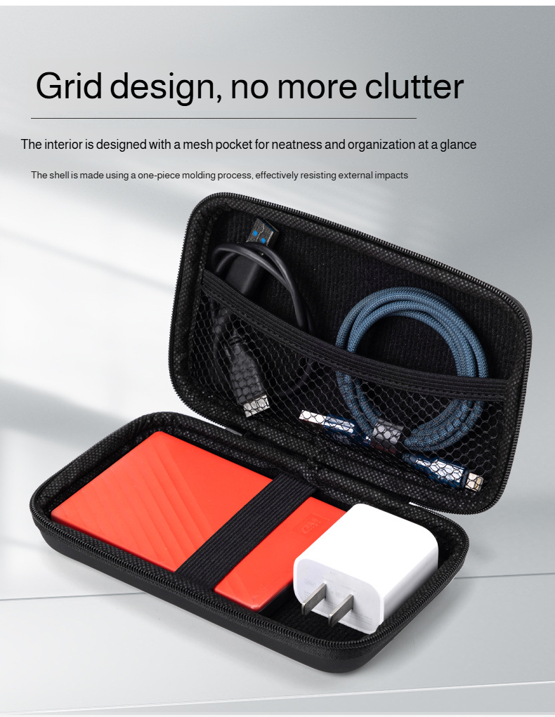 Tech accessories storage bag with Bluetooth audio