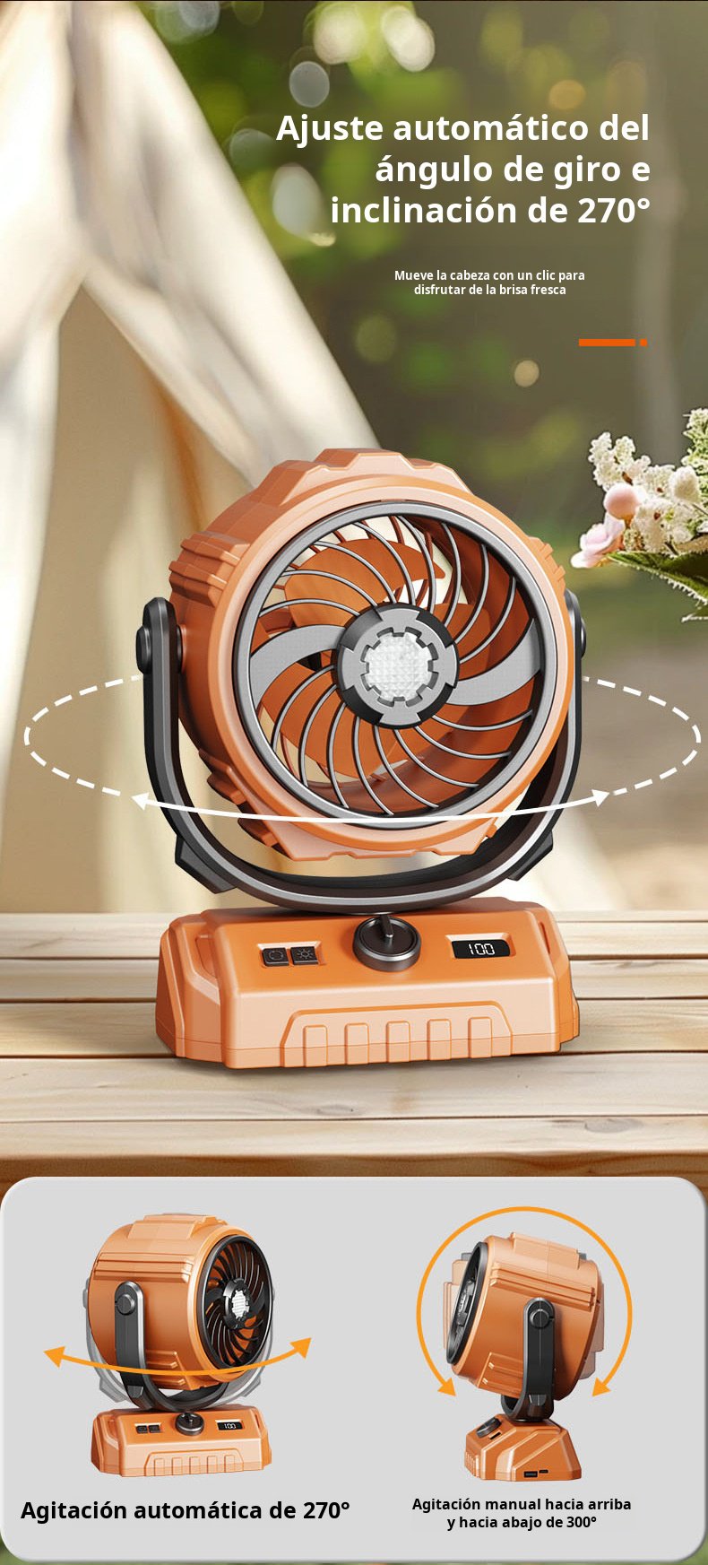 Ideal ventilador para días calurosos: modelo JMY