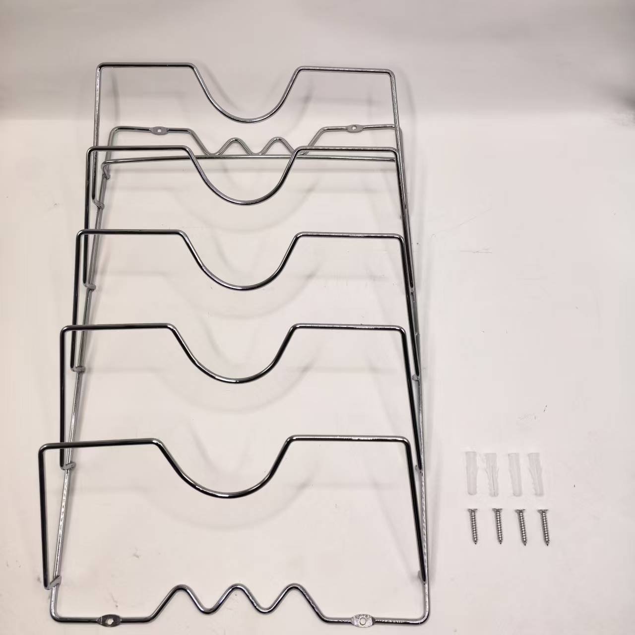 Wandmontierte Aufbewahrung für Topfdeckel
