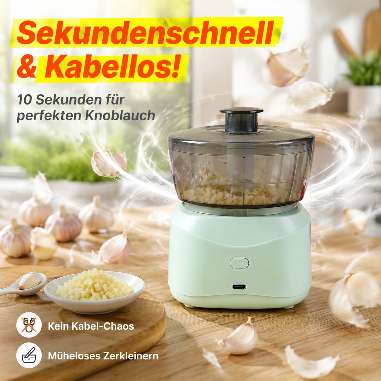 Intelligente Haushalts-Mini-Fleischwolf-Kochmaschine