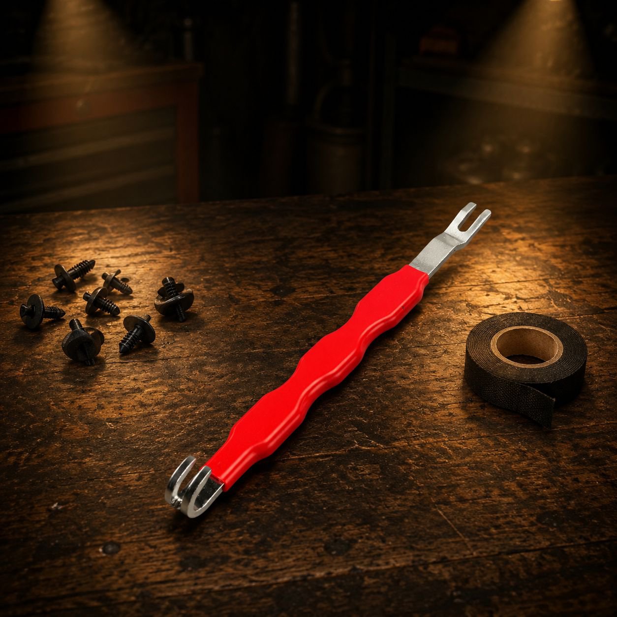 Professional pry bar for easy car interior disassembly