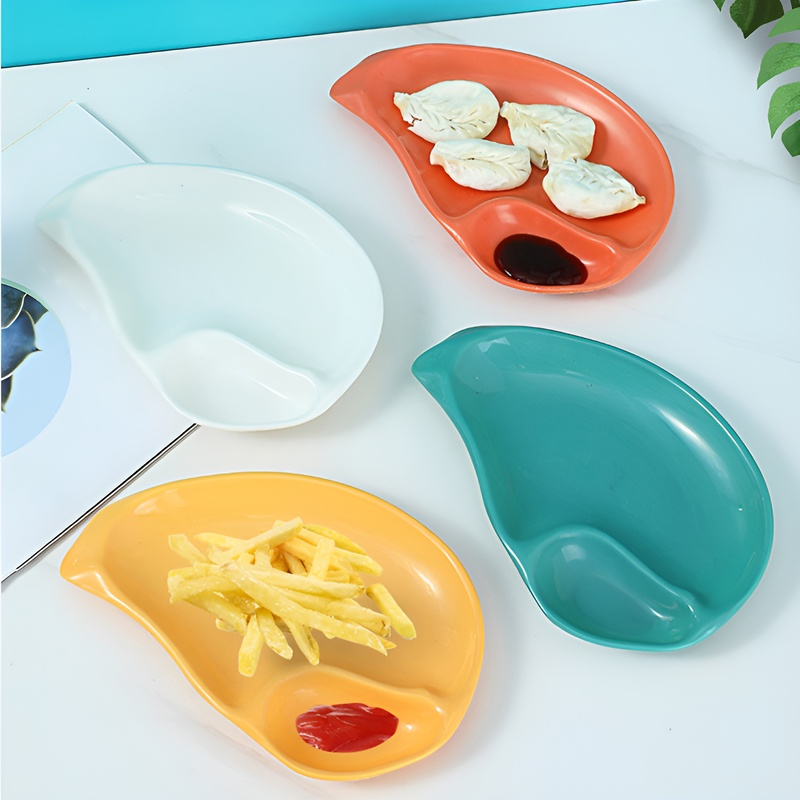  밀짚 샐러드 플레이트