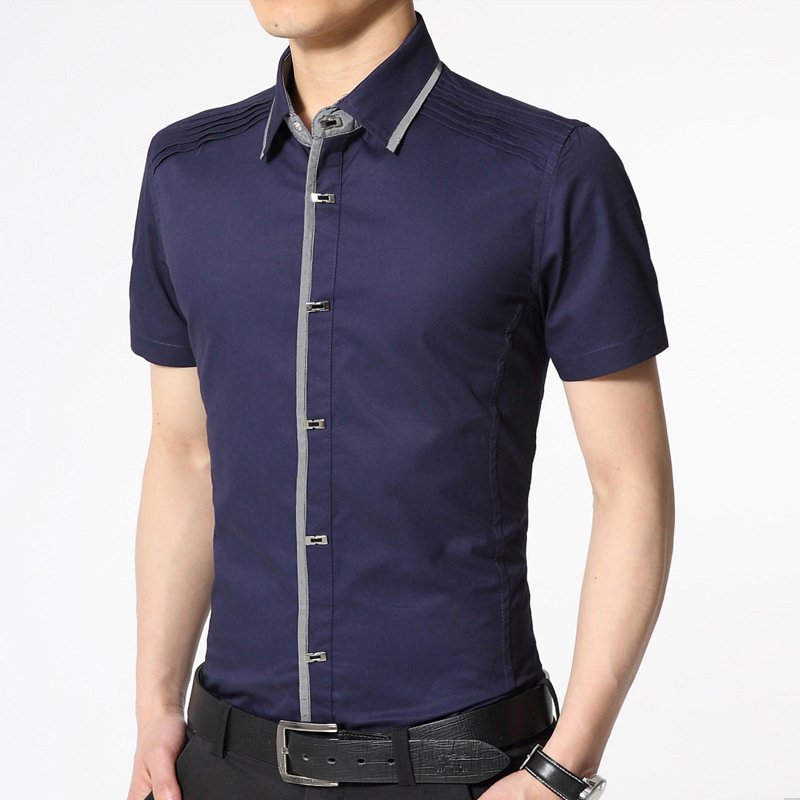 【ビジネス 紳士ワイシャツ】スリムフィット　抗菌　シワ防止　安定加工　3D立体