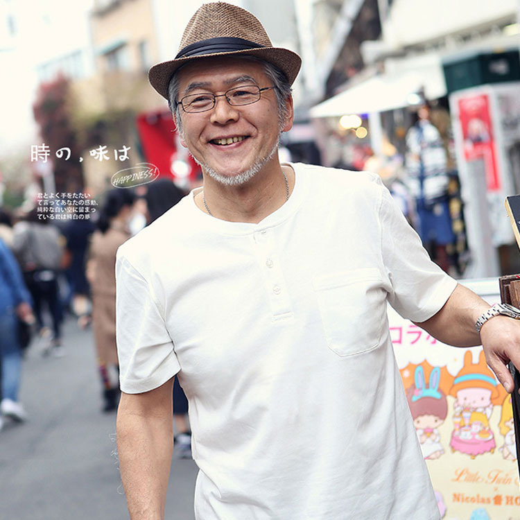 เสื้อยืดทรงหลวมผ้าฝายแท้