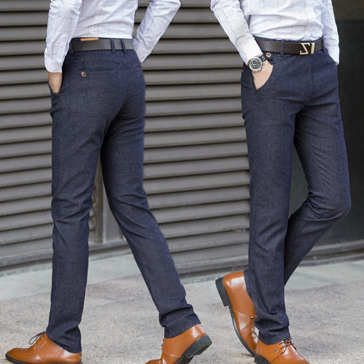 【メンズパンツ】美しいシルエット　ストレッチ窮屈感なく　シワにくい　二本目半額