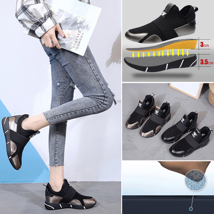 日本超夯！【矯正瘦腿增高運動休閒鞋】
