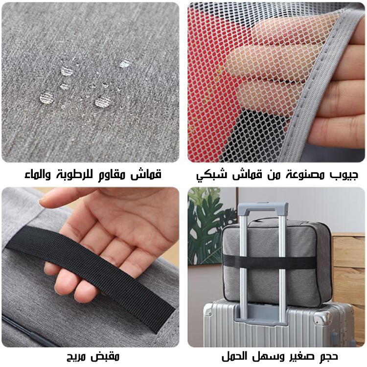 حقيبة خزن الشهادة الكبيرة والمتعددة الطبقات