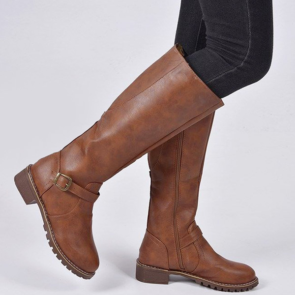 【老鞋廠吹熄燈號】胎牛皮長筒靴