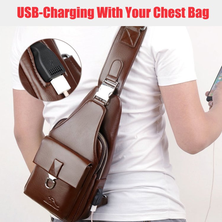 Multi-Function Men’s Chest Bag 5-Piece Set