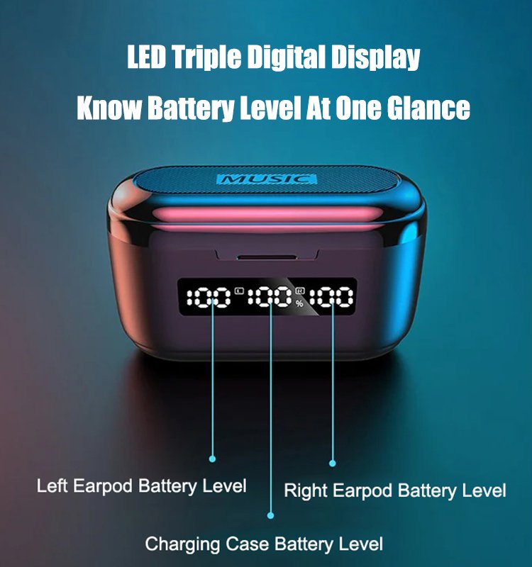 New Arrival 5.0 Bluetooth Earpods