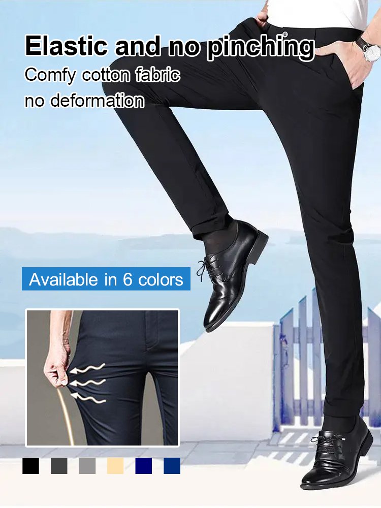 Men‘s ice silk suit pants