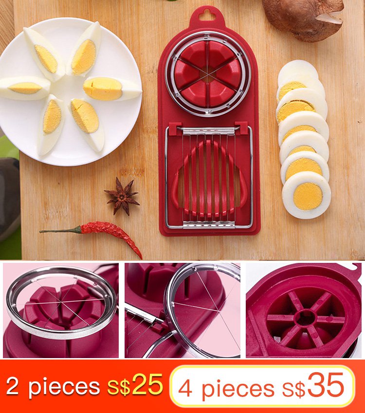 JS-Multifunctional 2-in-1 Egg Slicer