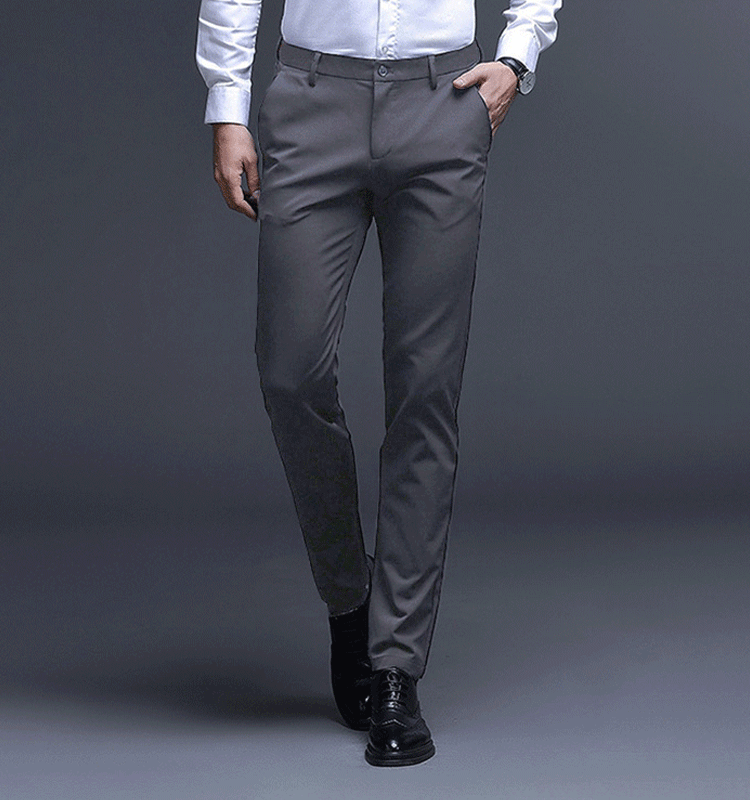 メンズサマー薄手ビジネスズボン