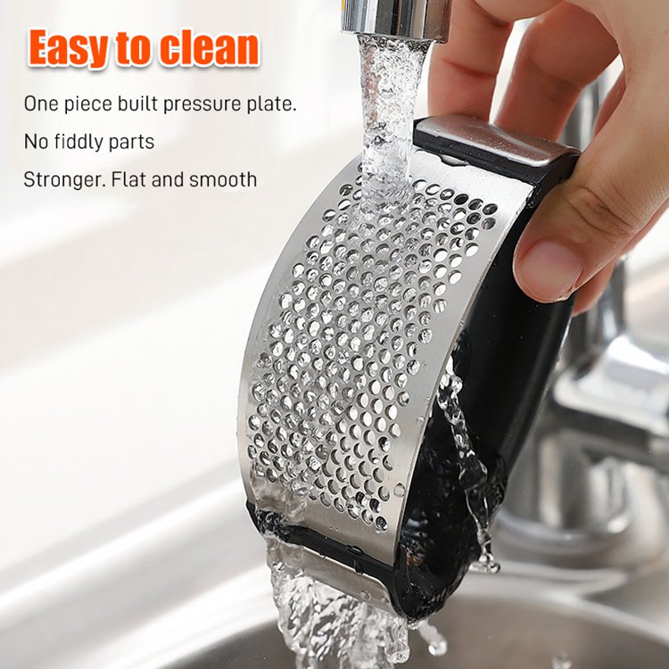 Hand-Held Garlic Press