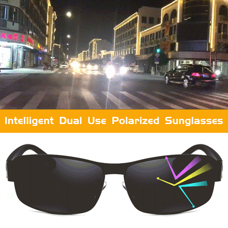Intelligent Dual Use Polarized Sunglasses