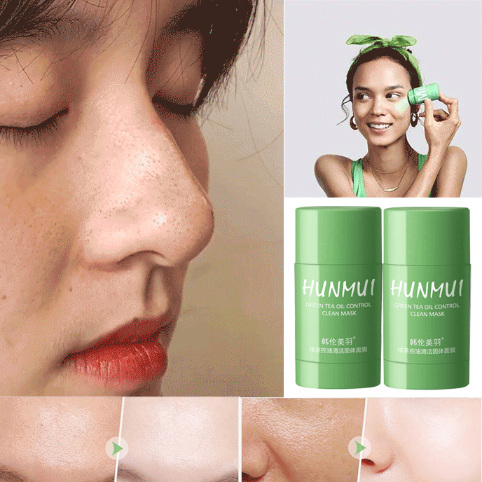 녹차 오일 컨트롤 세정 고체 마스크