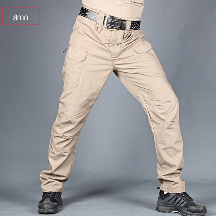 夏季耐磨多口袋戰術褲軍迷工裝褲