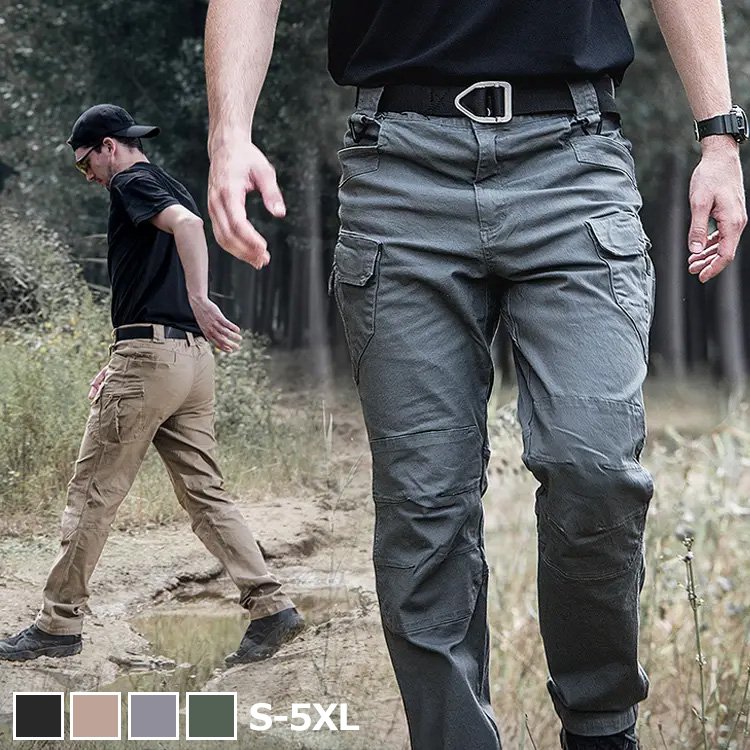 【究極のワークパンツ】撥水加工、防風防汚、丈夫、窮屈感ない、アウトドアに最高、二本目1400円