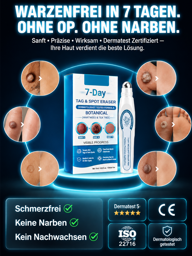 Warzen-Entferner Roll-On für glatte Haut
