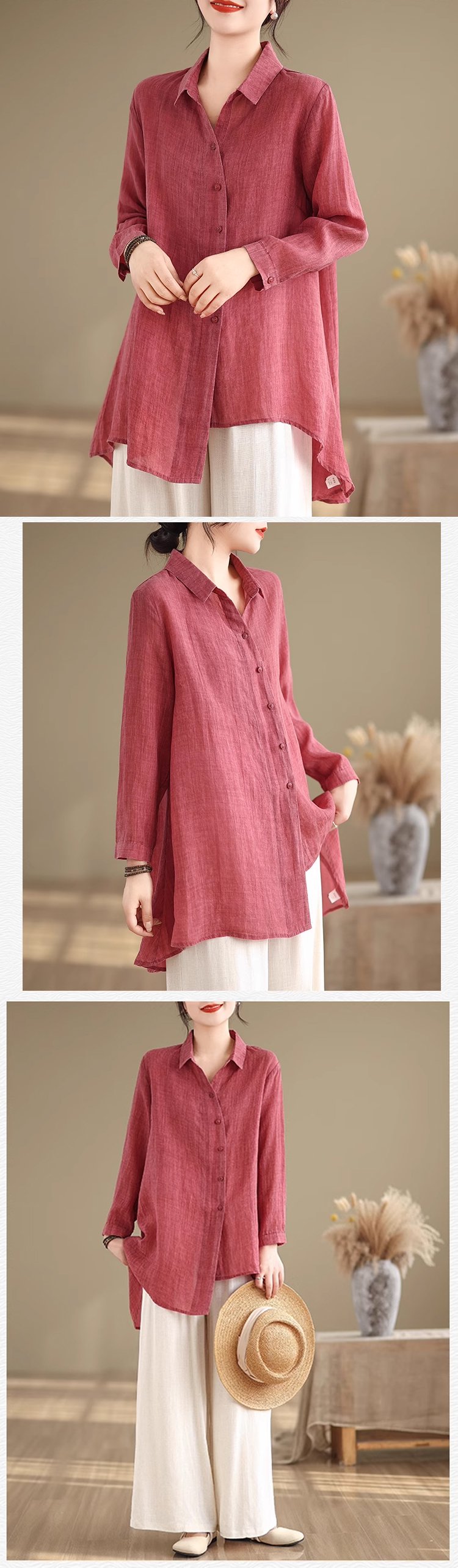 多用途で着回し自在なレディースシャツ