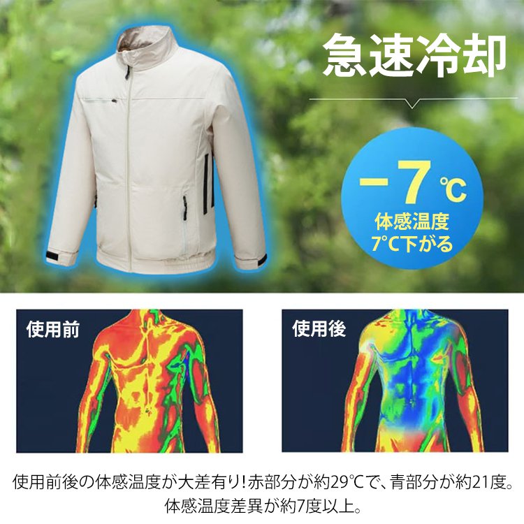 ファン付き作業用空調服