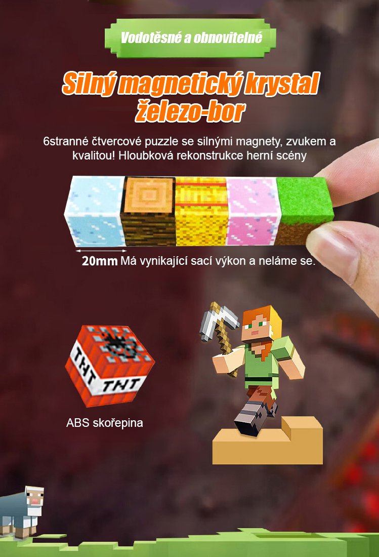 "Svět ve tvých rukou" Magické magnetické kostky