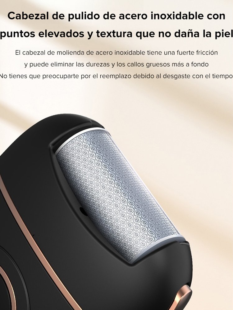 【Elimina la piel muerta en segundos】 Nuevo molinillo de pies eléctrico con pantalla digital